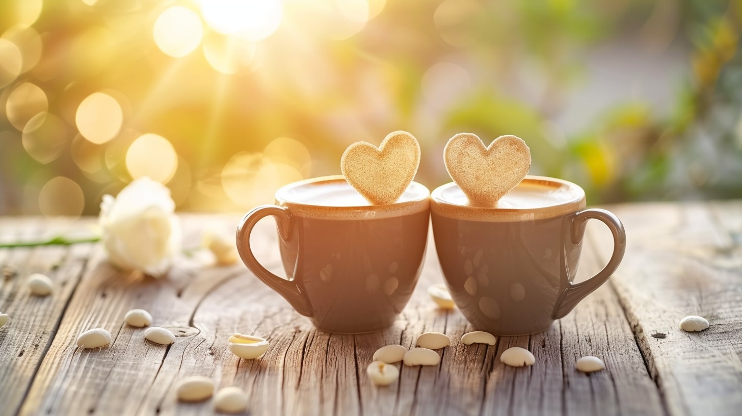 Dobro jutro prijateljima - dvije solje kafe